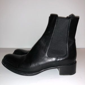 Prada low boots leather
